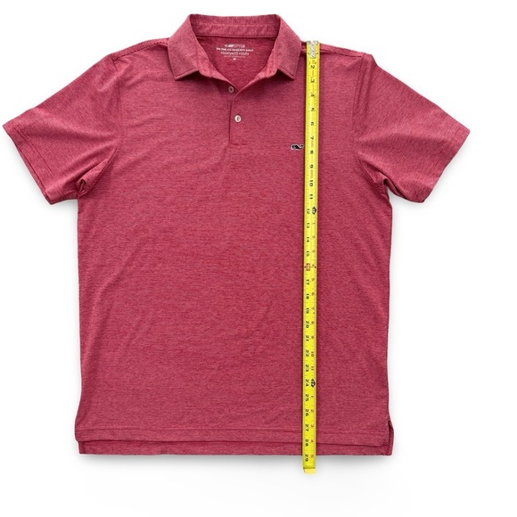Vineyard Vines Men’s On the Go Sankaty Polo Short Sleeve salmon/red size Medium - Picture 5 of 7